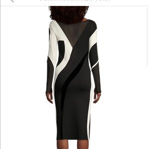NWT Donna Karan colorblock dress size M
